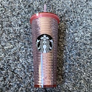 Rose gold 2017 sequin cup starbucks
